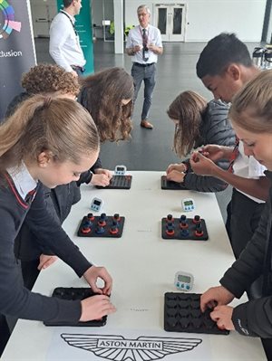 Seren Pupils at Aston Martin